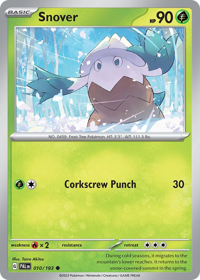Snover Paldea Evolved 010/193 Common
