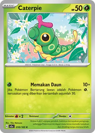 Caterpie (Pokémon Card 151 010/165)