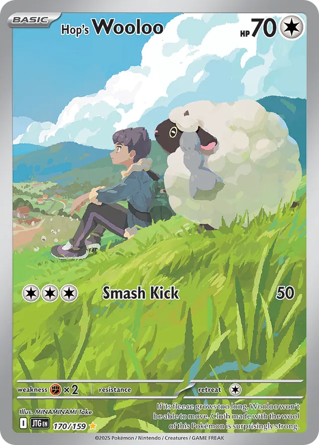Hop's Wooloo Journey Together 170/159 Illustration Rare