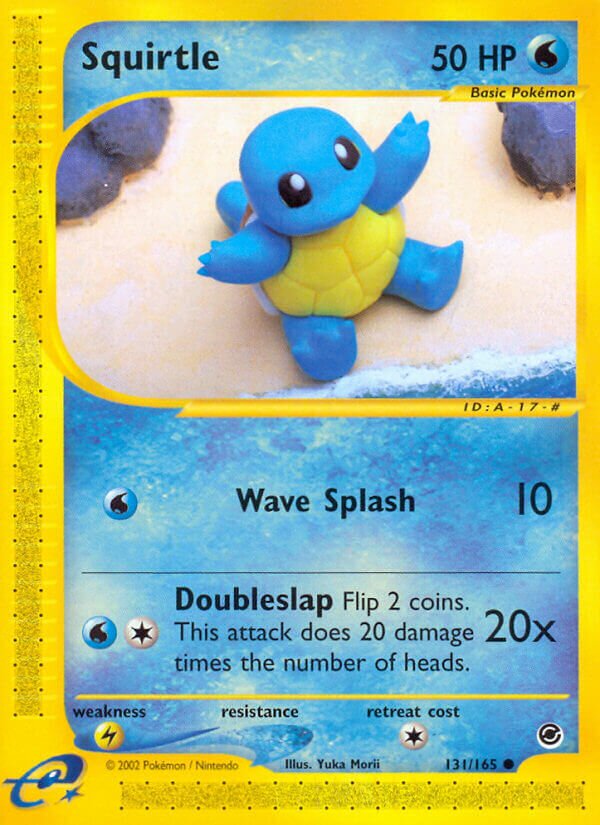 131/165 Squirtle EX Common