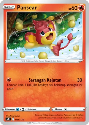 Pansear (Strength V Starter Deck 021/159)