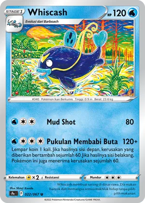 Whiscash (Battle Region 022/067)