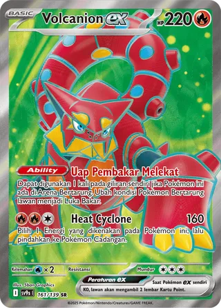 Volcanion ex (Bonds of Destiny 161/139)