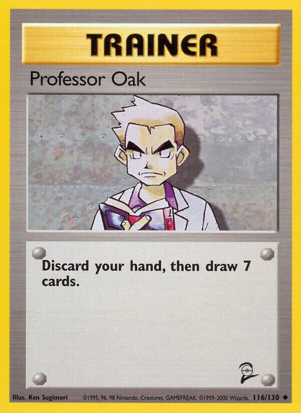 Professor Oak Base 2 116/130 Uncommon