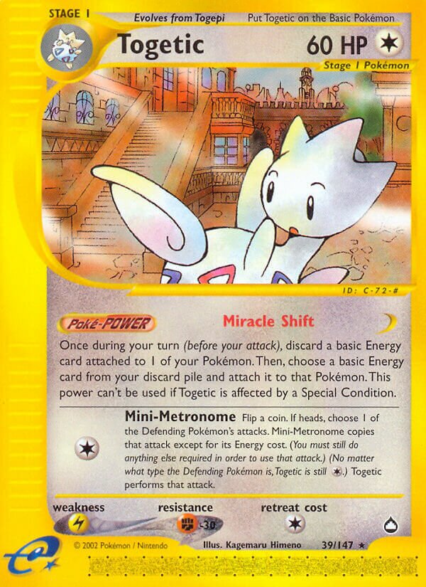39/147 Togetic AQ Rare