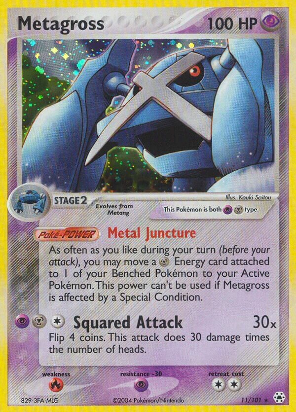 11/101 Metagross HL Rare Holo