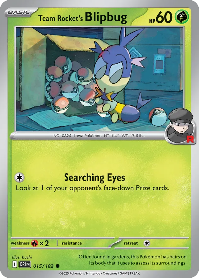 Team Rocket's Blipbug Destined Rivals 015/182 Common