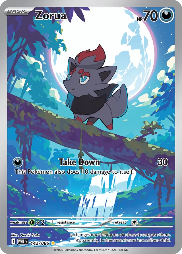 142/086 Zorua WHT Illustration Rare