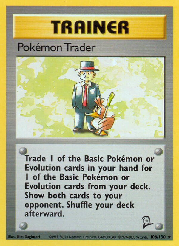 Pokémon Trader Base 2 106/130 Rare