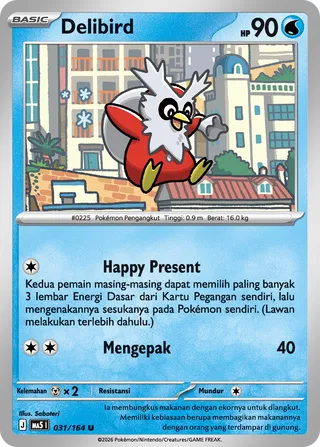 Delibird (Shadowy Threats 031/164)
