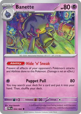 Banette (Pitch Black 034/084)