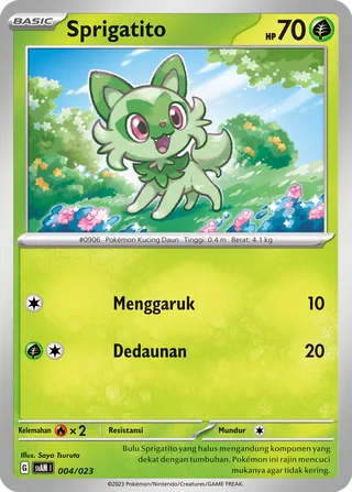 Sprigatito (Sprigatito & Lucario ex Starter Deck ex 004/023)