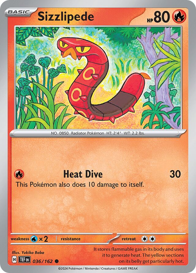 036/162 Sizzlipede TEF Common