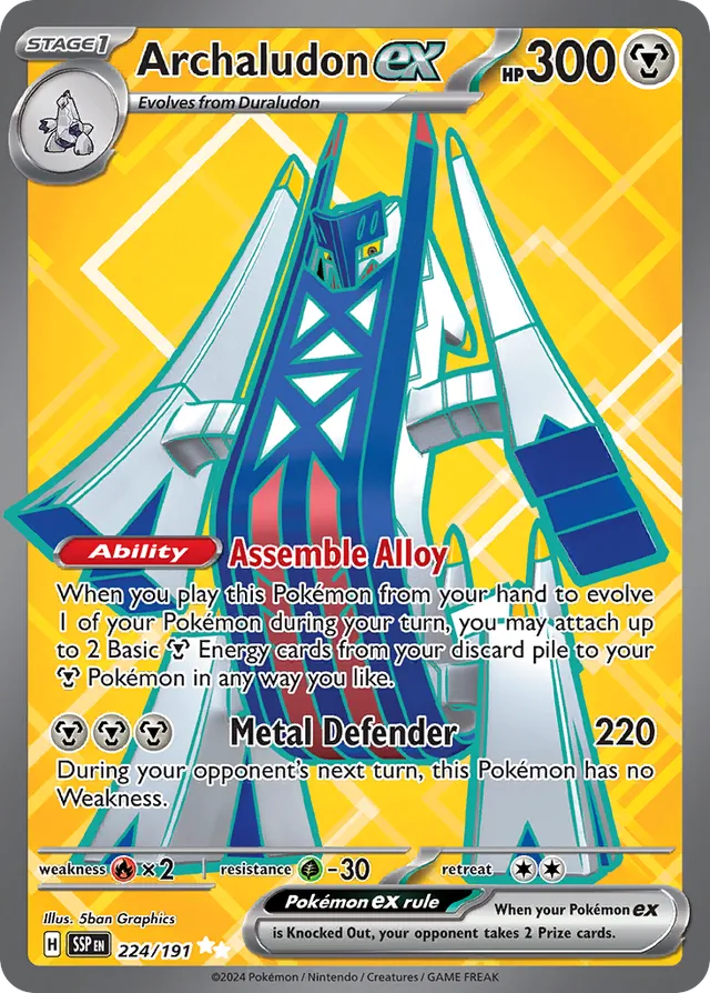 224/191 Archaludonex SSP Ultra Rare