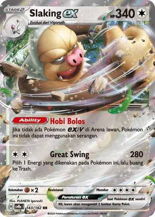 Slaking ex (Stellar Lightning 143/182)