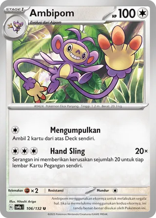 Ambipom (Paradox Encounters 106/132)