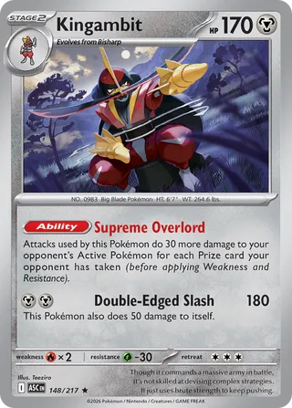 Kingambit (Ascended Heroes 148/217)