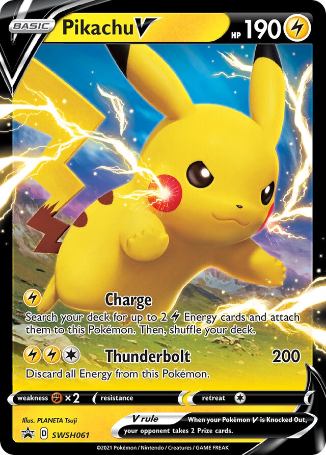 SWSH061 Pikachu V SSP PROMO