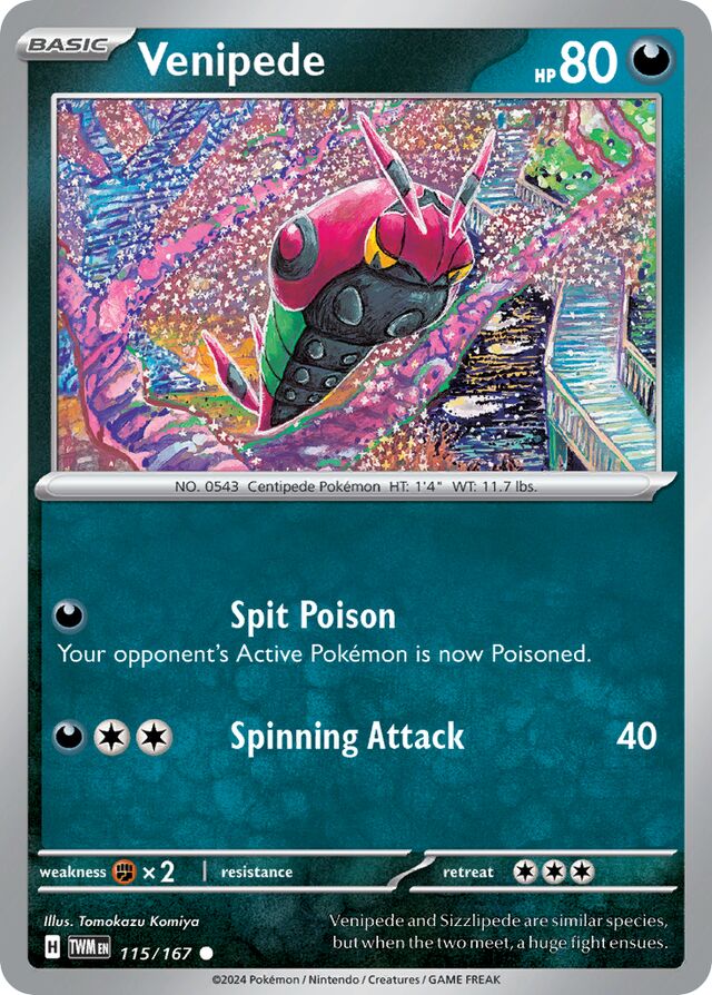 115/167 Venipede TWM Common