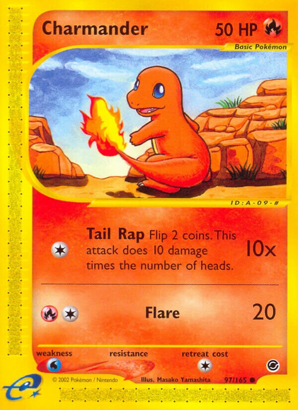 97/165 Charmander EX Common