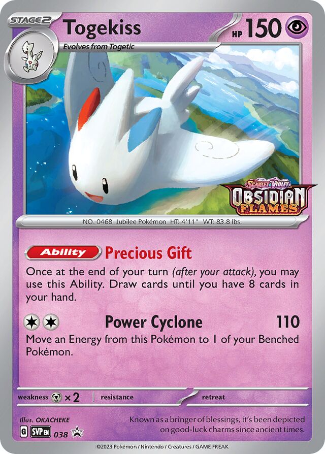Togekiss SVP Black Star Promos 038