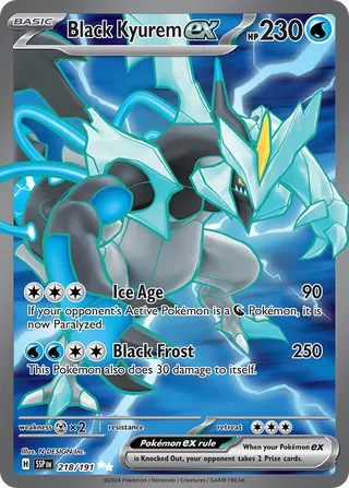 Black Kyurem ex (Surging Sparks 218/191)
