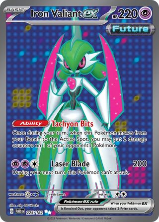 Iron Valiant ex (Paradox Rift 225/182)