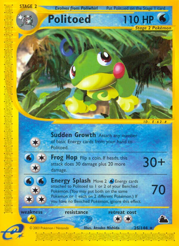 25/144 Politoed SK Rare