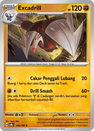 Excadrill (Stellar Lightning 106/182)