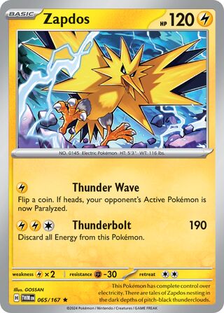 Zapdos (Twilight Masquerade 065/167)