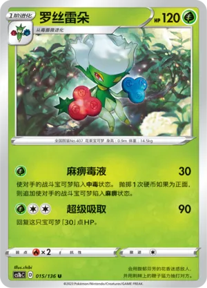 Roserade (Dynamax Clash (Flame) 015/136)