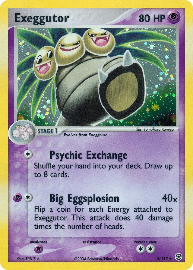 5/112 Exeggutor RG Rare Holo