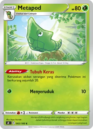 Metapod (Fusion Arts 002/100)