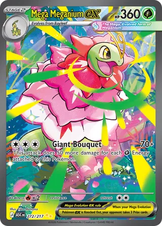 Mega Meganium ex (Ascended Heroes 272/217)