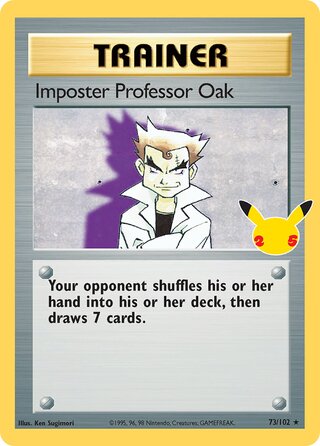 Imposter Professor Oak (Celebrations 73/102)