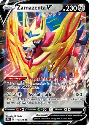 Zamazenta V (VMAX Climax 118/184)