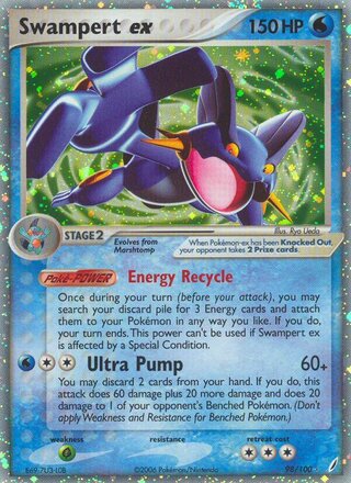 Swampert ex (EX Crystal Guardians 98/100)