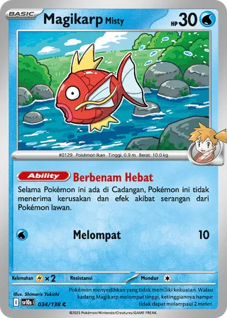 Misty's Magikarp (Presence of Champions 034/138)