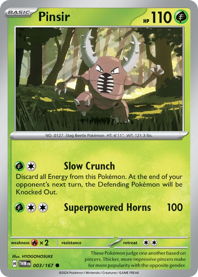 003/167 Pinsir TWM Common