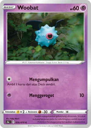 Woobat (Matchless Fighters 026/070)