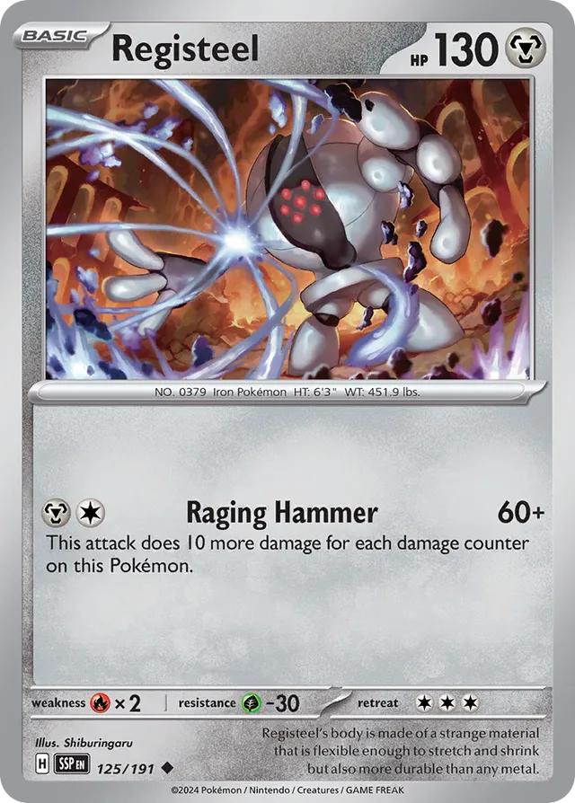 Registeel Surging Sparks 125/191 Uncommon