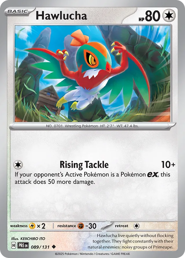 Hawlucha Prismatic Evolutions 089/131 Uncommon