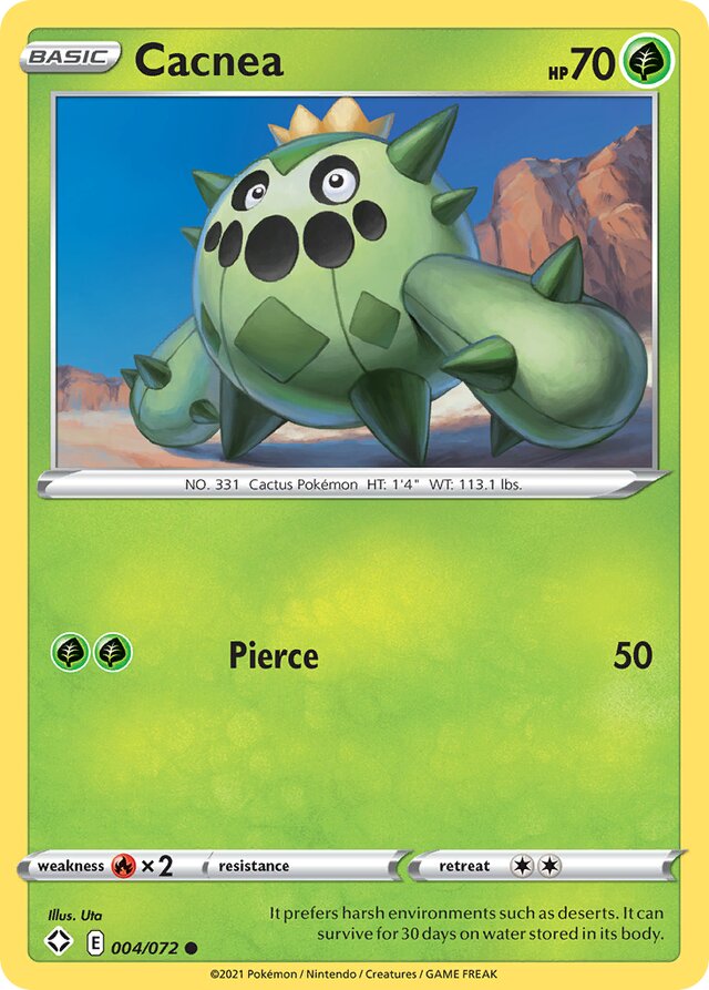 Cacnea Shining Fates 004/072 Common