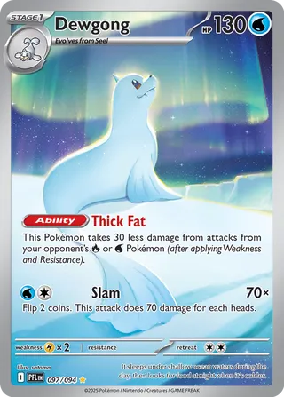 Dewgong (Phantasmal Flames 097/094)