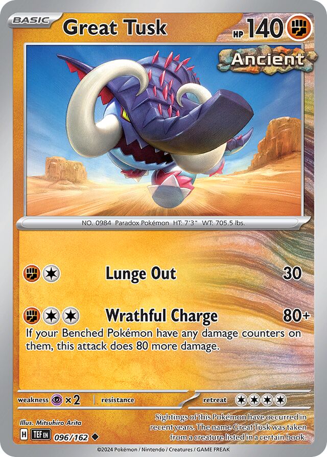 096/162 Great Tusk TEF Uncommon