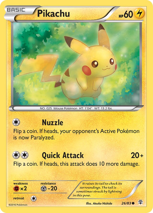 Pikachu Generations 26/83 Common