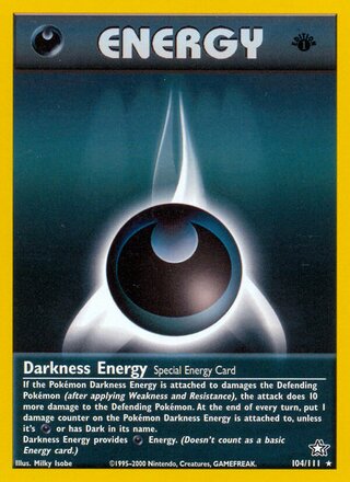 Darkness Energy (Neo Genesis 104/111)