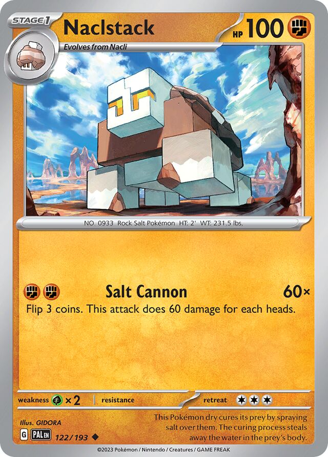 Naclstack Paldea Evolved 122/193 Uncommon