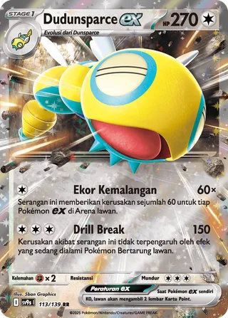 Dudunsparce ex (Bonds of Destiny 113/139)