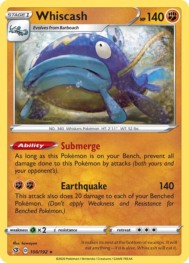 100/192 Whiscash RCL Rare